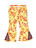 Baby Nay Floral Polka Dots Yellow Casual Pants Size 3T - photo 1