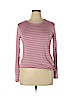 Olivia Rae Pink Long Sleeve Top Size XL - photo 1