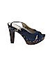 Xhilaration Blue Heels Size 9 - photo 1