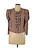 H&M 100% Viscose Tan Jacket Size 12 - photo 1