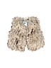 Old Navy 100% Polyester Ivory Faux Fur Vest Size 3T - photo 1