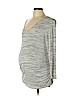 Motherhood Gray Long Sleeve T-Shirt Size L - photo 1