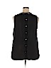Attention 100% Polyester Black Sleeveless Blouse Size XXL - photo 2