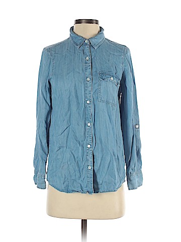 Soft Joie Long Sleeve Button-Down Shirt (view 1)