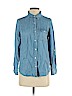Soft Joie Blue Long Sleeve Button-Down Shirt Size XS - photo 1