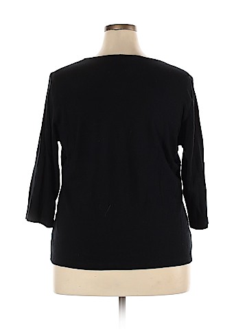 Karen Scott 3/4 Sleeve Top (view 2)