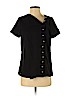 Assorted Brands Black Short Sleeve Blouse Size XL - photo 1