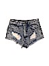 Forever 21 Blue Denim Shorts Size 27 waist - photo 1
