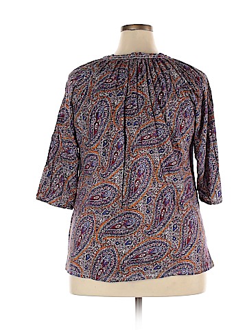 Lucky Brand Short Sleeve Blouse (view 2)