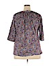 Lucky Brand Purple Short Sleeve Blouse Size 2X - photo 2