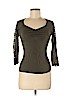 Candie's Green 3/4 Sleeve Top Size M - photo 1