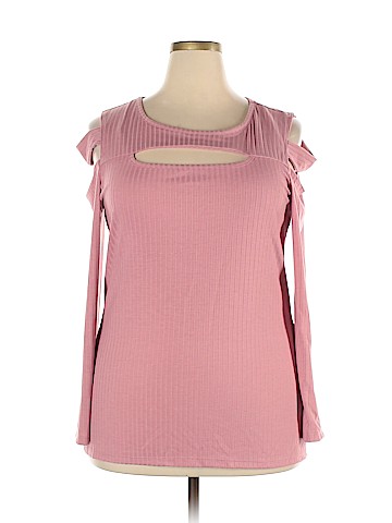 Ashley Stewart Long Sleeve Top (view 1)