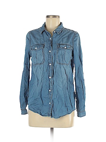 Forever 21 Long Sleeve Button-Down Shirt (view 1)