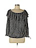 MICHAEL Michael Kors Black 3/4 Sleeve Blouse Size M - photo 1