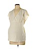 Motherhood Ivory Short Sleeve Top Size M - photo 1