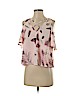 Sace 100% Polyester Pink Short Sleeve Blouse Size S - photo 1