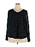 Croft & Barrow 100% Polyester Green Long Sleeve Blouse Size 2X - photo 1