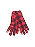 Old Navy 100% Polyester Checkered-gingham Red Gloves One size - photo 1