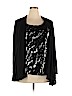 Jaclyn Smith Black Long Sleeve Top Size 2X - photo 1