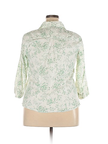 Faded Glory 3/4 Sleeve Button-Down Shirt (view 2)