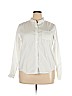 Universal Thread 100% Cotton White Long Sleeve Button-Down Shirt Size 2X - photo 1