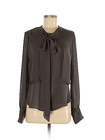 Alvin Valley Long Sleeve Silk Top (view 1)