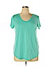 a.n.a. A New Approach Teal Short Sleeve Top Size XL - photo 1