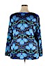 NY Collection Blue Long Sleeve Blouse Size XXL - photo 2