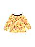 Baby Nay Floral Polka Dots Yellow Long Sleeve Top Size 3T - photo 2