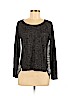 Wet Seal Black Long Sleeve Top Size M - photo 1