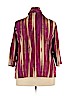 Just My Size 100% Polyester Purple Long Sleeve Blouse Size 18 - 20 Plus - photo 2