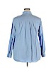 H&M 100% Cotton Blue Long Sleeve Button-Down Shirt Size 20 - photo 2