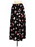 Vintage Blue 100% Rayon Black Casual Skirt Size 9 - photo 2