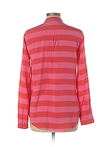 Equipment Long Sleeve Silk Top (view 2)