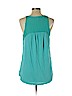 Splendid Blue Sleeveless Blouse Size L - photo 2