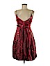 Vivienne Vivienne Tam 100% Polyester Red Cocktail Dress Size 6 - photo 1