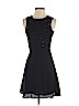 H&M 100% Viscose Black Casual Dress Size 2 - photo 1