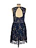 Francesca's 100% Nylon Blue Casual Dress Size L - photo 2