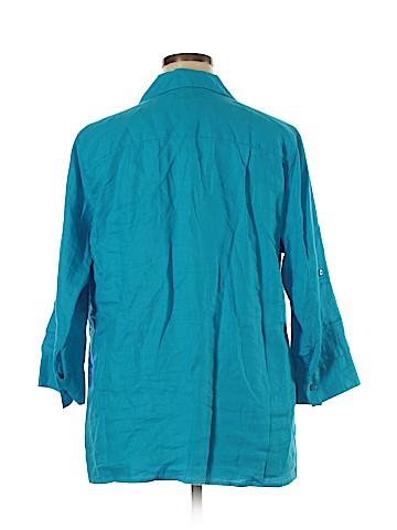 Kim Rogers 3/4 Sleeve Button-Down Shirt (view 2)