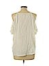 Roxy 100% Cotton Ivory Short Sleeve Top Size L - photo 2