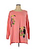 Crown & Ivy Pink Sweatshirt Size 1X - photo 1