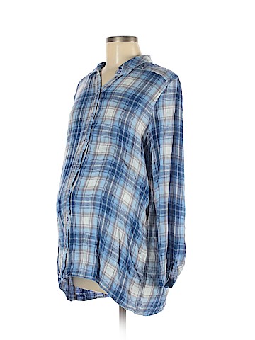 Oh Baby By Motherhood Long Sleeve Button-Down Shirt (view 1)