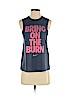 Nike 100% Polyester Blue Tank Top Size XS - photo 1