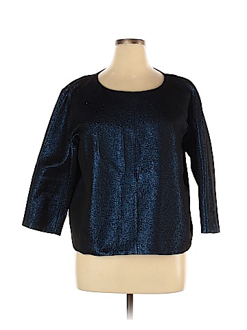 Lafayette 148 New York 3/4 Sleeve Blouse (view 1)