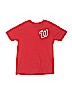 Majestic 100% Cotton Red Short Sleeve T-Shirt Size L (youth) - photo 1