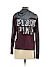 Victoria's Secret Pink Burgundy Zip Up Hoodie Size S - photo 2