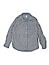 Gap Kids 100% Cotton Checkered-gingham White Long Sleeve Button-Down Shirt Size XL (youth) - photo 1