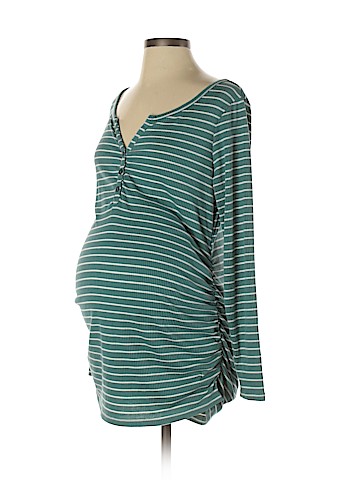 Motherhood Long Sleeve Henley (view 1)