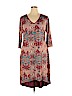 Isabel + Alice Burgundy Casual Dress Size XL - photo 1