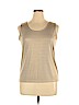 Travelers by Chico's Gold Sleeveless Top Size XL (3) - photo 1